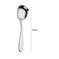 thumbnail image 2 of Vaidha Stainless Steel Spoon Square Flat Bottom Spoon Creative Dessert Spoon Rice Spoon, 2 of 2