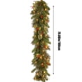 thumbnail image 3 of Fridja Christmas Gifts Christmas Decor Rattan 1.8m 71 Inch with 30 Lights Decorative Rattan Pinecone Red Fruit Mixed Christmas ornament Artificial Crypto Rattan, 3 of 6