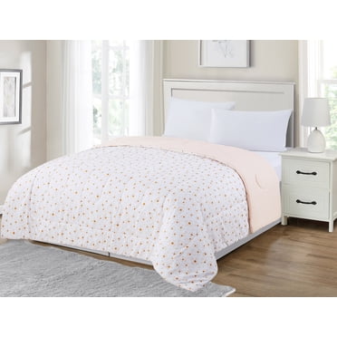 Mainstays Floral Leopard Reversible Comforter D/Q