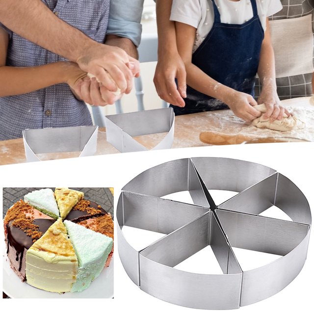 Cqxid Cake Mould Under $10 Baking Tools Round Cake Tools Bread Pizza Stainless Steel Cake Tools Gifts For Family DIY Activity Tools
