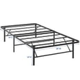 thumbnail image 2 of Modway Horizon Replaces Box Spring-Folding Metal Mattress Bed Frame, Twin, Brown, 2 of 2
