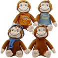 thumbnail image 2 of Curious George Doll Toy Elf Holiday Monkey Stuffed Animal Plush / 30cm(teyp A), 2 of 2