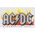 thumbnail image 2 of ACDC T-Shirt Blanc Grand Highway to Hell Flames, 2 of 3