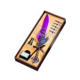 thumbnail image 1 of Mechanical Wing Quill Dipped Water Gift Box Carved Pen With Base Holiday Birthday Gift 15ML, 1 of 4