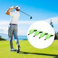 thumbnail image 3 of S SERENABLE 4 Pieces Mesh Golf Hybrid Club with Number Tag Golf Gift Protecter Set Green, 3 of 9