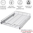 thumbnail image 3 of Hold N' Storage Pull Out Cabinet Organizer Sliding Drawer Kitchen Storage 14”W x 21”D, 3 of 8