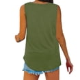 thumbnail image 4 of Birdeem Débardeurs pour Femmes Col en V Basique Décontracté Fluide d'Été Sans Manches T-Shirt, 4 of 12