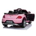 thumbnail image 2 of 12V Volkswagen Beetle Kids Ride On Car Pink, 2 of 5