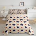 thumbnail image 1 of YST Cartoon Stars Down Comforter Full Size 3Pcs,Red Blue Stars Bedding Set For Adult Teens,Colorful Galaxy Stars Comforter Set,Starry Sky Pattern Quilt Set For All Season,3Pcs, 1 of 5