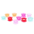 thumbnail image 2 of lionlar 10Pcs Solid Silicone Double Flared Plugs Ear Gauge Stretching Expander 12mm, 2 of 7