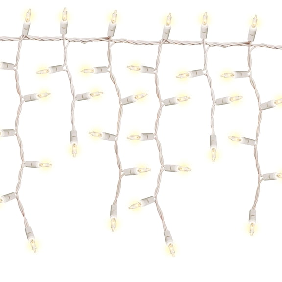 Guirlande-rideau lumineuse Holiday Time avec 100 lumières à incandescence, transparentes, de 7,2 pieds