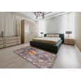 thumbnail image 4 of Ahgly Company Indoor Square Abstract Rosy Purple Abstract Area Rugs, 4' Square, 4 of 6