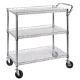 thumbnail image 1 of Seville Classics 3 Shelf Commercial Utility Carts, 1 of 2