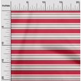 thumbnail image 1 of oneOone Rayon Bright Red Fabric Stripes Craft Projects Decor Fabric Printed By The Yard 56 Inch Wide-MPG, 1 of 4