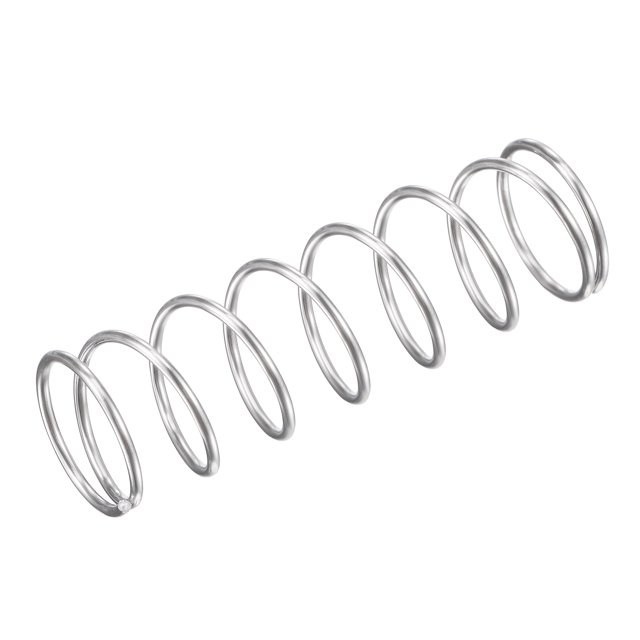 Unique Bargains Ressort de Compression en Acier Inoxydable 304 16mmx1.2mmx50mm Capacité de Charge 15.7N 10 Pcs