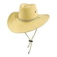thumbnail image 1 of "Vintage Suede Cowboy Hat British Style Western Rancher Hat for Unisex", 1 of 2