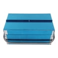 thumbnail image 1 of 2 Couche 3 Plateau Boîte de Rangement Outil en Acier Inoxydable en Porte-à-Faux Boîte à Outils Valise Accessoire de Pliage 350 Type, 1 of 8