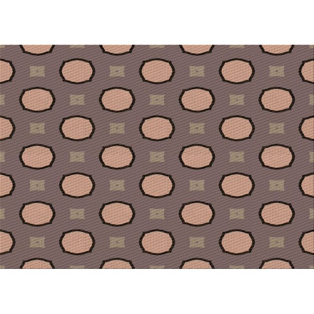 Ahgly Company Machine Washable Indoor Rectangle Transitional Coffee Brown Area Rugs, 8' x 10'