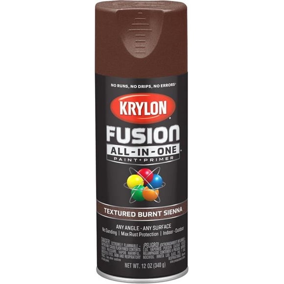 Krylon Diversified Brands 251223 12 oz Burnt Sienna Textured Spray Paint
