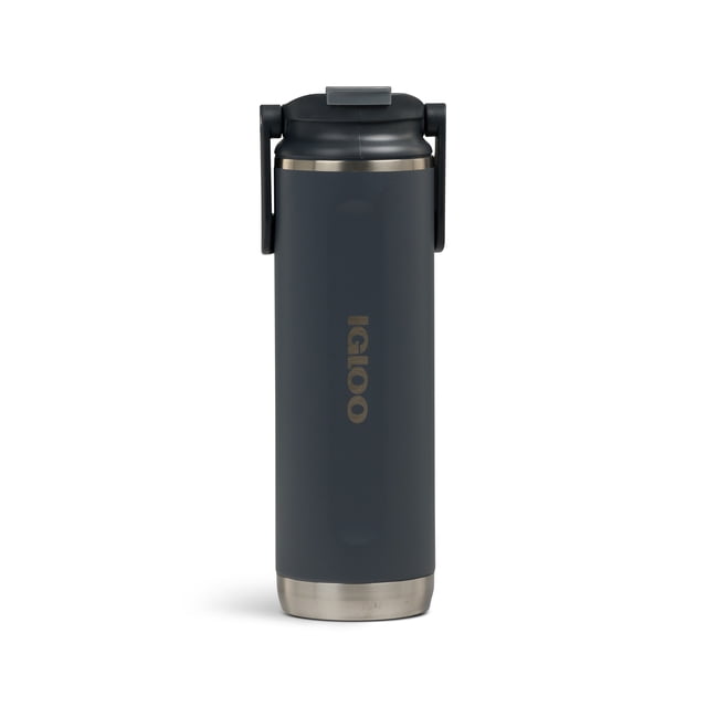 Igloo 20 oz Sport Sipper Bottle; Charcoal