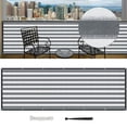 thumbnail image 4 of MesaSe Balcony Privacy Screen 95% Shading UV-Resistant Fence Screen Heat Resistant Outdoor Privacy Screen with Rope Protection, 4 of 6
