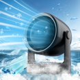 thumbnail image 4 of Boovnll Desk Fan, Adjustable High Speed USB Rechargeable Digital Display Table Fan Quiet Small Fan for Home, Bedroom, Office, Travel, Kitchen, Camping, RVs, Summer Gift, Mini Fan - Fan, 4 of 6