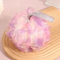 thumbnail image 2 of Dreamy And Colorful Bath Flower, Soft Non Scattering Scrubbing Bath Ball, High Beauty Skin Friendly Bath Sponge with Hanging Loop, 2 of 6