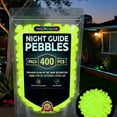 thumbnail image 2 of TTJ Garden Decorations Outdoor 2026 Colorful -in-the-Dark Garden Stones Night Guide Luminous Pebbles In The Dark Stepping Rocks Outdoor Landscaping Decor Glowing Stones 400pc, 2 of 9
