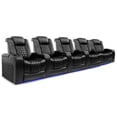 thumbnail image 1 of VALENCIA THEATER SEATING Tuscany Home Theater Seating, Power Reclining, Power Lumbar Support, Power Headrest, Black, 1 of 2