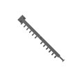 thumbnail image 1 of kurtrusly Extendable Clothes Rack Wall Mounted For Outdoor Folding Robust And Durable Maded Of Gauge Metal black Double fold, 1 of 6
