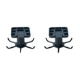 thumbnail image 4 of Maytalsory 1/2/3/5 Kitchen Hanger Self-adhesive Replacement Solid Color Punch-free 360 Degree Rotatable 6 Claw Detachable Mug Brush Rack Blue 2PCS, 4 of 6