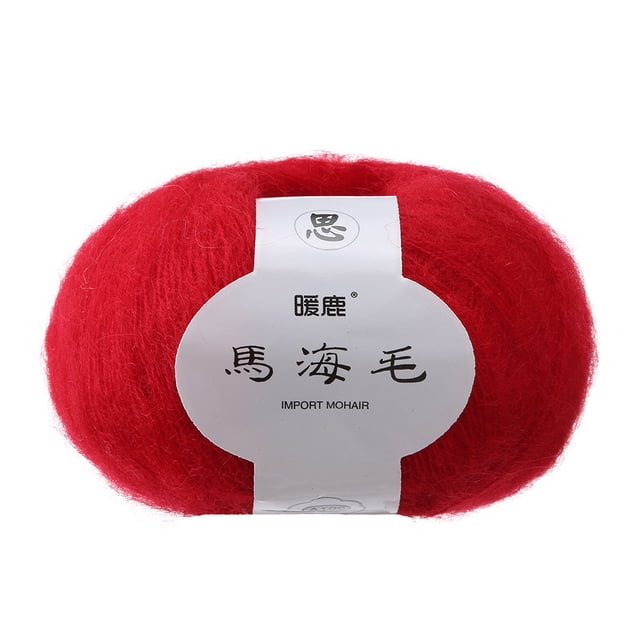 LSLJS Yarn for Crocheting Soft Knitting Yarn for Crafts Multicolor Yarn DIY Yarn Soft Mohair Knitting Wool Yarn DIY Shawl Scarf Crochet Thread Supplies