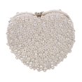thumbnail image 2 of Yinanstore Sac à Main Élégant Sac de Soirée Sac à Main en Forme de Coeur pour la Soirée de Bal, 2 of 8