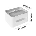 thumbnail image 3 of Nkmbld Tissue Box Holder Decorative Desktop Paper Drawer- Household Multifunctional Coffee Table- Tissue Box- Living Room Multifunctional Desktop Remote Control Storage Box, 3 of 9