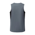 thumbnail image 5 of JDQJBZ Men's Tank Undershirts Solid Color Crew Neck Ice Silk Cool Tops, 5 of 5