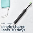 thumbnail image 2 of Philips One by Sonicare Rechargeable Toothbrush, Black, HY1200, 2 of 9