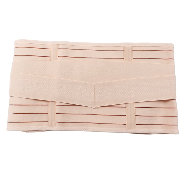 Abdominal Binder, Comfortable Perfect Fit Adjustable Mesh Design Postpartum Belly Band Polyester Shaping For Women Black,Red,Apricot,Skin Color
