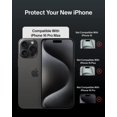 thumbnail image 3 of Belkin ScreenForce UltraGlass 2 Protecteur d'Écran Traité pour iPhone 16 Pro Max - Verre Testé Résistant aux Rayures, Dureté 9H avec Design Mince et Plateau d'Alignement Facile pour Application Sans Bulles, 3 of 6