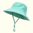 thumbnail image 3 of XZNGL Baby Sun Protection Bucket Hat for Girls and Boys, 100% Cotton, Reversible Design, Adjustable Strap, Breathable Fabric, Lightweight Summer Hat, 3 of 10