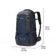 thumbnail image 4 of Wweixi Sacs à Dos 60 L Plein Air Camping Grande Capacité Imperméables Sacs de Sport Sac d'Escalade Pêche Randonnée Sac de Rangement Pliable Bleu Foncé, 4 of 6