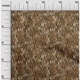thumbnail image 2 of oneOone Polyester Lycra Brown Fabric Abstract Sewing Material Print Fabric By The Yard 56 Inch Wide, 2 of 4