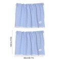 thumbnail image 3 of D-76 Sky Blue Car Sunshade Rear Window Universal Suction Cup Shades For Sun Protection Pair Of Window Side Curtains Easy Install Light Blocking For Vehicles 39 X 59 Inches, 3 of 6