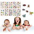 thumbnail image 3 of IROINID Kids Cartoon Tattoo Sticker Set Waterproof Cute Watch Animal Dinosaur Face Sticker, 3 of 7