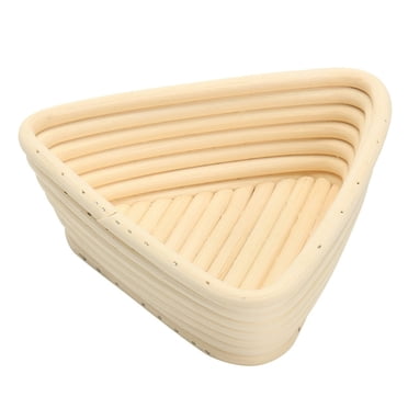 AMERTEER Panier d'Apprêt pour Pain Banneton Bol de Levain Banneton Doublure de Brotform en Rotin Panier Ovale de Test