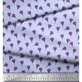 thumbnail image 2 of Soimoi Blue Poly Georgette Fabric Freesia Floral Print Fabric by the Yard 42 Inch Wide, 2 of 5