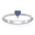 thumbnail image 2 of Heart Birthstone Ring - Blue Sapphire (September), 2 of 6