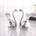 thumbnail image 1 of SMihono Kitchen Organizers and Storage Stainless Steel Tableware Swan Seat Fork Spoon Creative Swan Tableware Seat Kitchen Gadgets Must Have 2023, 1 of 8