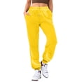 thumbnail image 3 of Women's Casual Pants Ladies Business Casual Pants for Women Petite Casual Pants for plusomen Solid Color Drawstring Elastic Pants Rompers for Women Casual plus Size Sweat Pants Women Casual, 3 of 5