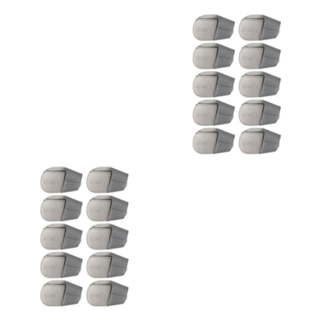 Thinsony Golf Head Covers PU Portable Protector Travel Athlete Golf for Training Gray Small 10 Pcs 2Set