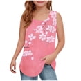 thumbnail image 1 of RXIRUCGD 2025 Vêtements d'Été pour Enfants Filles Décontracté Sans Manches Col Rond Imprimé, 1 of 5